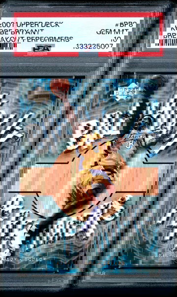 KOBE BRYANT 2001 Upper Deck Breakout Performers PSA 10! CRAZY LOW POP — READ DESCRIPTION