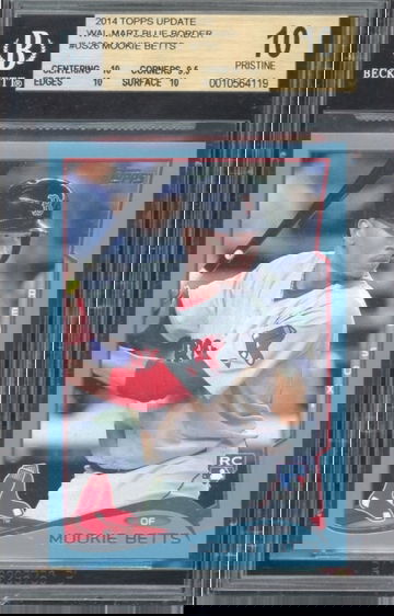 2014 Topps Update Mookie Betts Wal Mart Blue SP