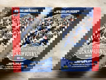 2-2005 Upper Deck New England Patriots Super Bowl Champions box Sets