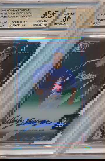 2015 Bowman Chrome Cody Bellinger Auto BGS 9.5/10