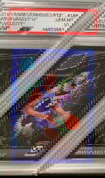 2018 Donruss Optic Marvin Bagley III Blue Velocity 