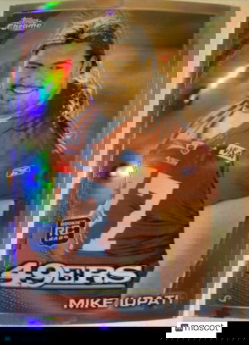 2010 Topps Chrome Refractor NFL Football #C-58 Mike Iupati San Francisco 49ers