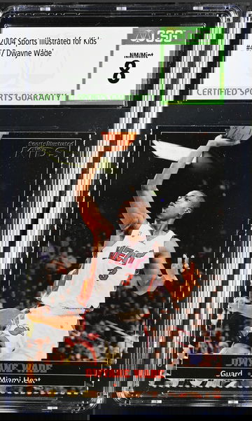 2004 SI for Kids #407 Sports Illustrated Dwyane Wade Rookie Card RC #407 CSG 8