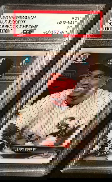 Luis Robert 2018 Chrome PSA 10