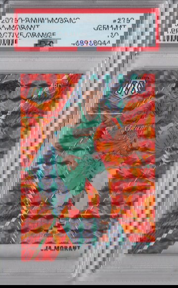 2019 Mosaic Ja Morant Orange Reactive PSA 10