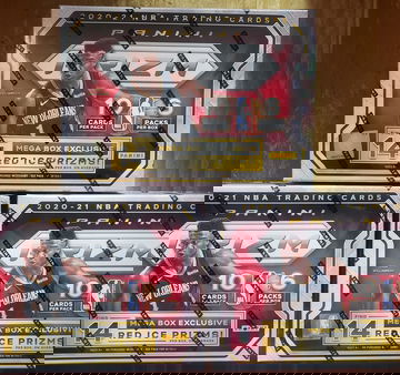 2020-21 Panini Prizm NBA Basketball Mega Box Lot of 3 Red Ice (Target Exclusive)