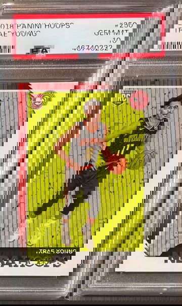 2019-20 NBA Hoops Trae Young PSA 10