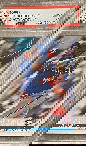 2019 Topps Vladimir Guerrero Jr. Missing Card Number ROOKIE RC PSA 9 MINT