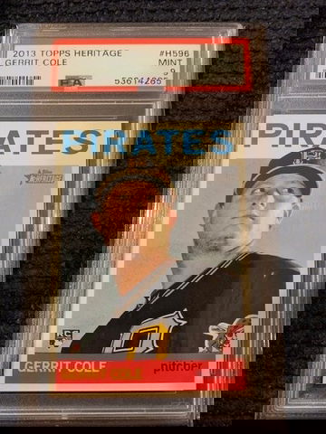 2013 Topps Heritage Gerrit Cole Rookie PSA 9
