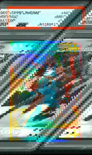 2007 Topps Chrome Chris Paul Refractor #40 PSA 9 /999