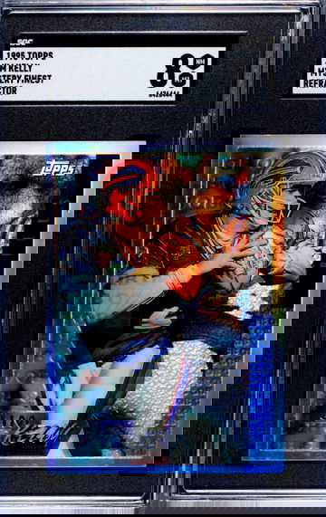 1995 Topps Mystery Finest Refractor Jim Kelly SGC 8 NM-MT