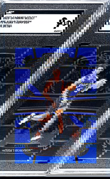 2023-24 Panini Select #95 Ausar Thompson Blue SGC 9