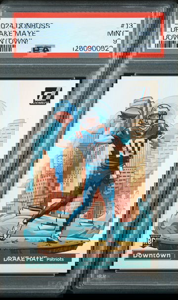 2024 Donruss Drake Maye Rookie Downtown - PSA 9