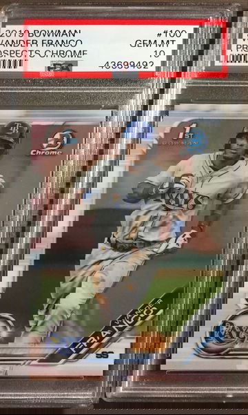 Wander Franco 2019 Bowman Chrome PSA 10