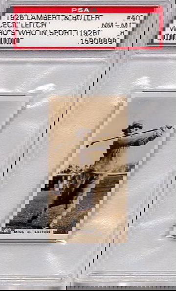 1926 Lambert & Butler - Cecil Leitch #40 PSA 8 NM-MT