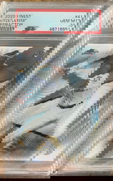 Kyle Lewis 2020 Topps Finest Refractor Rookie #41 PSA 10