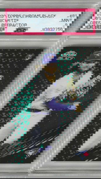 2020 Topps Chrome Black Green Refractor Bo Bichette #81 /99 *PSA 9*