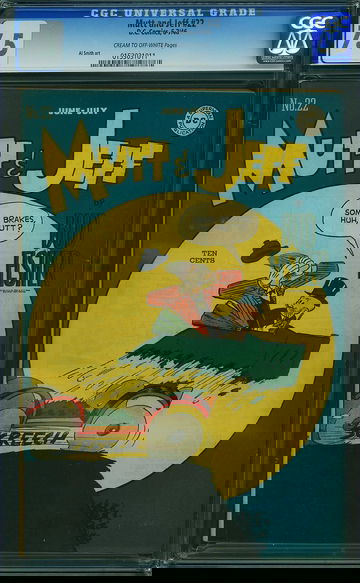 MUTT & JEFF #22, CGC 7.5 VF-