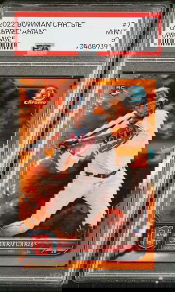 2022 Bowman Chrome Sapphire Edition Gabriel Arias #7  PSA 9