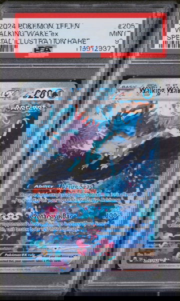 2024 Pokemon TCG #205 Walking Wake ex Special Illustration Rare PSA 9