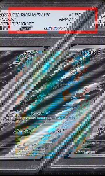 2023 Pokemon Scarlet and Violet 151 Illustration Rare Psyduck #175 PSA 8