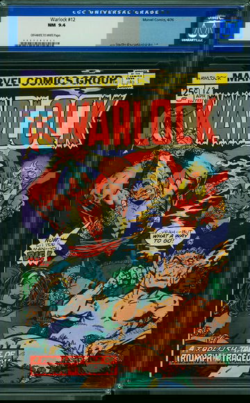 WARLOCK #12, CGC 9.4 NM