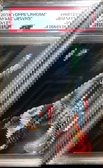 2018 Rafael Devers Topps Chrome Update PSA 10