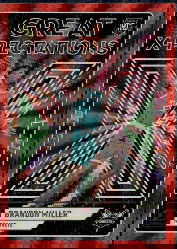 2023-24 Panini Donruss Great X-Pectations Brandon Miller #2 RC