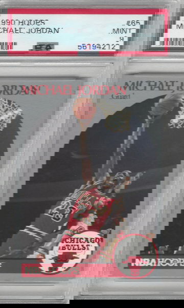 1990 Hoops Michael Jordan #65 PSA 9