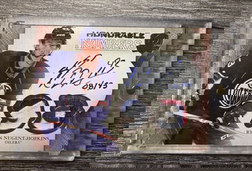 2011 Upper Deck The Cup Ryan Nugent-Hopkins Honorable Numbers Rookie Patch Auto /93