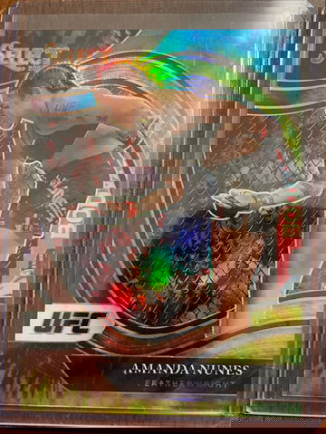 2021 Select UFC SSP Octagonside Amanda Nunes Tie Dye Prizm /25