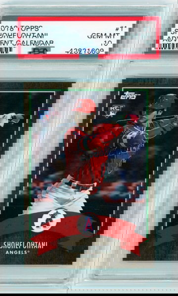 2018 Topps #1 Shohei Ohtani Advent Calendar PSA 10 GEM MINT!