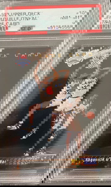 1992 Upper Deck Shaquille O’Neal Rookie #1b PSA 8 Near Mint