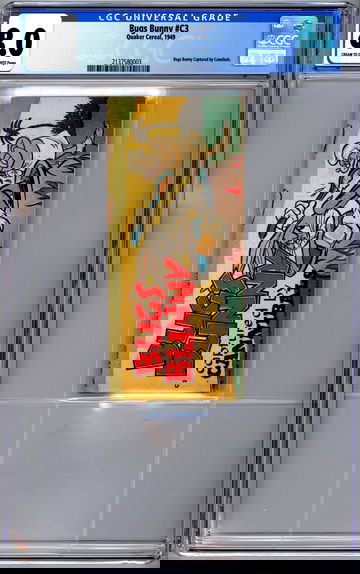 BUGS BUNNY #C3 CGC 8.0 *CAPTURED BY CANNIBALS* RACIST THEMED COVER QUAKER 1949