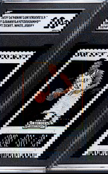 2019/20 PANINI CONTENDERS DRAFT PICKS GIANNIS ANTETOKOUNMPO DRAFT TICKET /99 