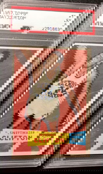 1957 Topps Nat Clifton #1 PSA 5