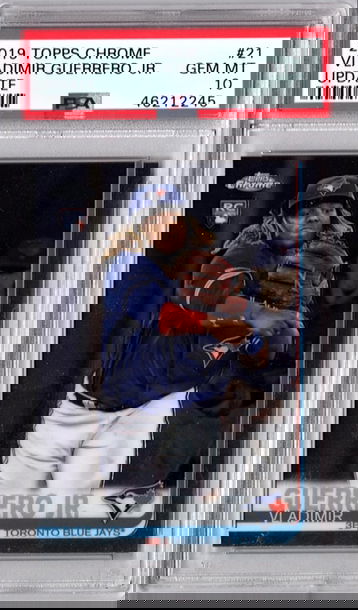 Vladimir Guerrero Jr 2019 Topps chrome update Psa 10 #21