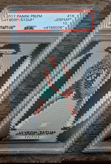 Jayson Tatum 2017 Prizm #16 PSA 10