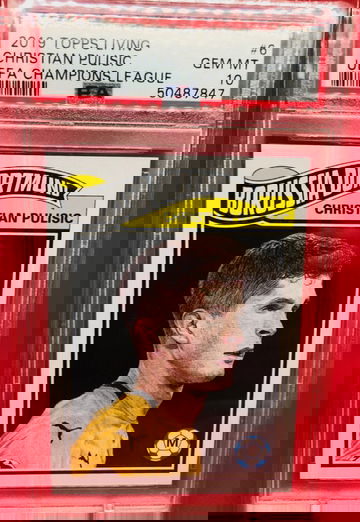 2019 Topps Living Christian Pulisic PSA 10