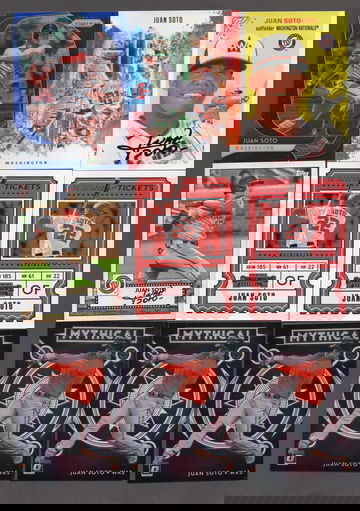 Juan Soto Insert Lot (38) - Inserts Nice Variety Nationals