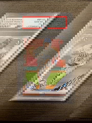 2019 Bowman Wander Franco Paper PSA 10