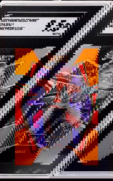 2022 Panini Select WWE Xia Li #154 Orange Prizm 21/35 SGC 9.5