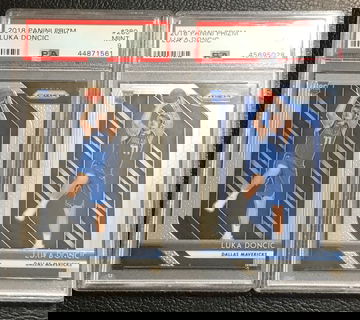 (2) Luka Doncic Prizm Mint PSA 9 ROOKIE 280