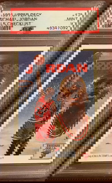 1991 Upper Deck #75 Michael Jordan PSA 9