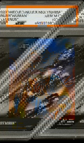 🦇🛡 2022 Hro DC Unlock the Multiverse Chapter 1 WONDER WOMAN LEGENDS PSA 10💎🚨