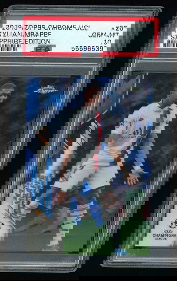 2019 Topps Chrome Kylian Mbappe Sapphire PSA 10