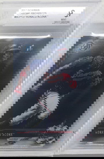Ronald Acuna 2017 Bowman Chrome 