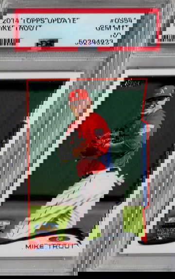 2014 Topps Update Mike Trout PSA 10