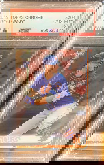 2019 Topps Chrome Pete Alonso PSA 10 RC