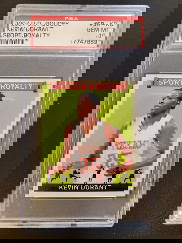 2007 Upper Deck Goudey Sports Royalty Kevin Durant Short print PSA 10 GEM MINT Population 17